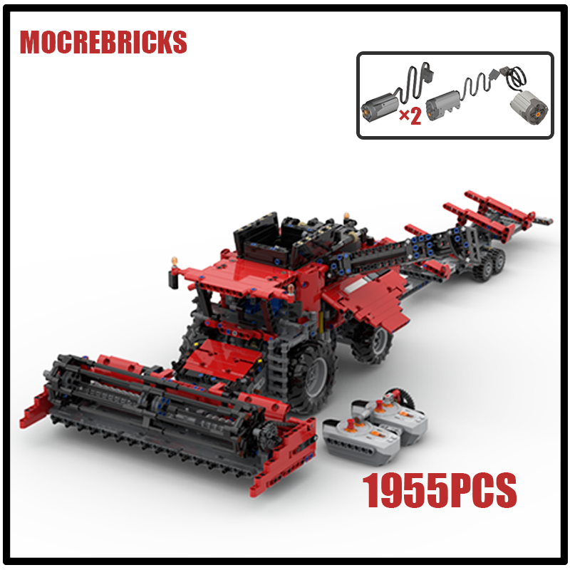 Agriculture Farming Professional - Set Blok Bangunan Mesin Panen Gabungan