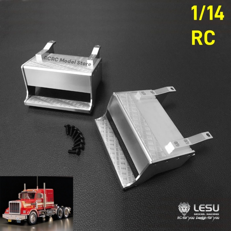 Tractor Implement - 1 Pasang Kotak Peralatan Pedal Logam