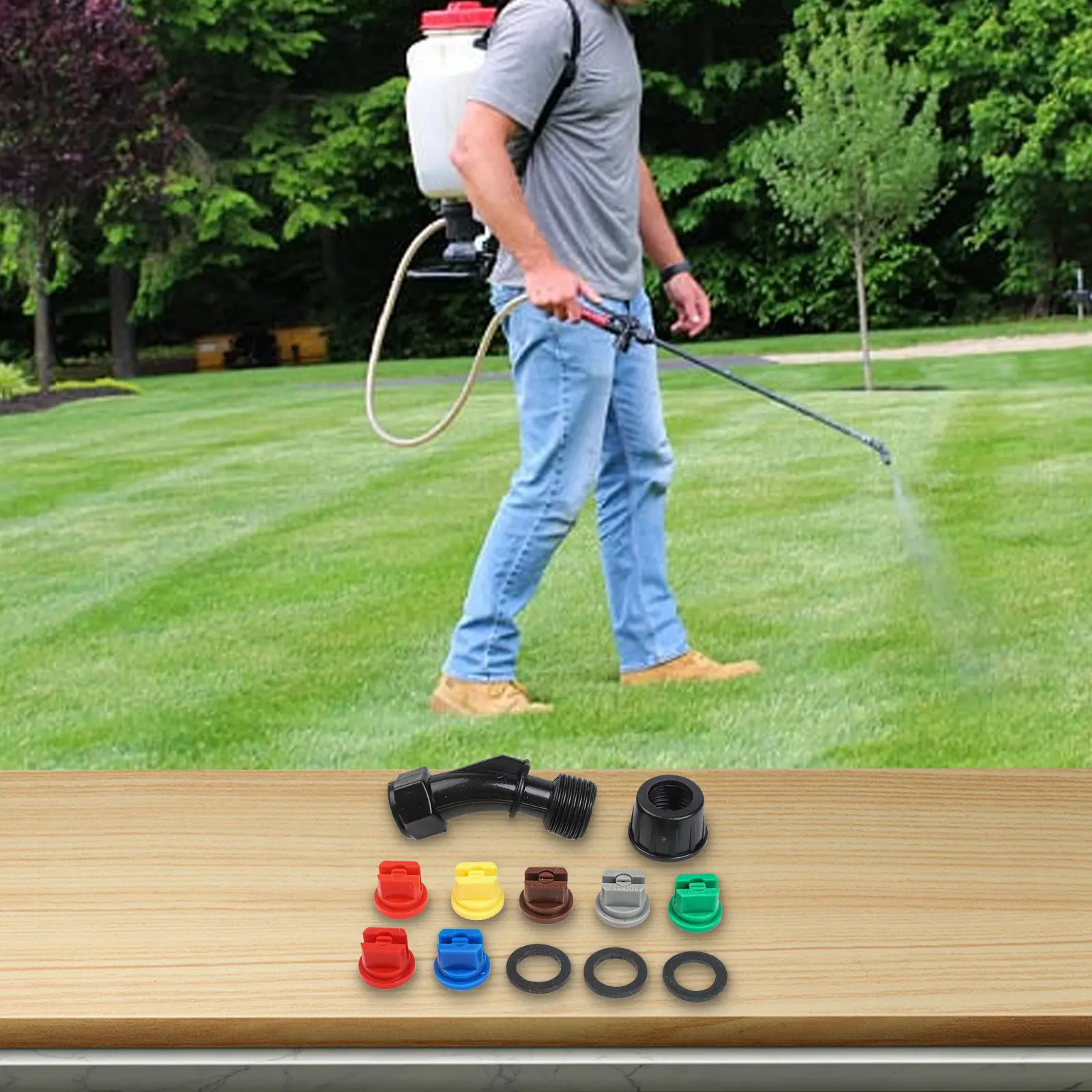 Nosel Kipas Sudut Lebar 110 De - Crop Sprayer Backpack ulasan dan harga
