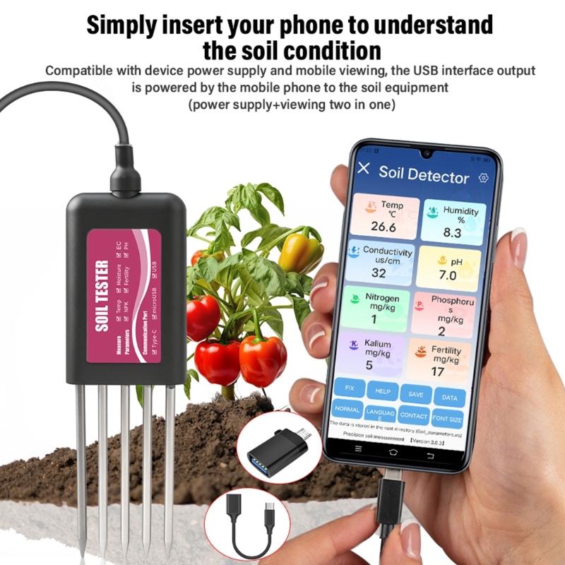 Pengukur Kelembapan Tanah Geng - Agriculture Farming Professional ulasan dan harga