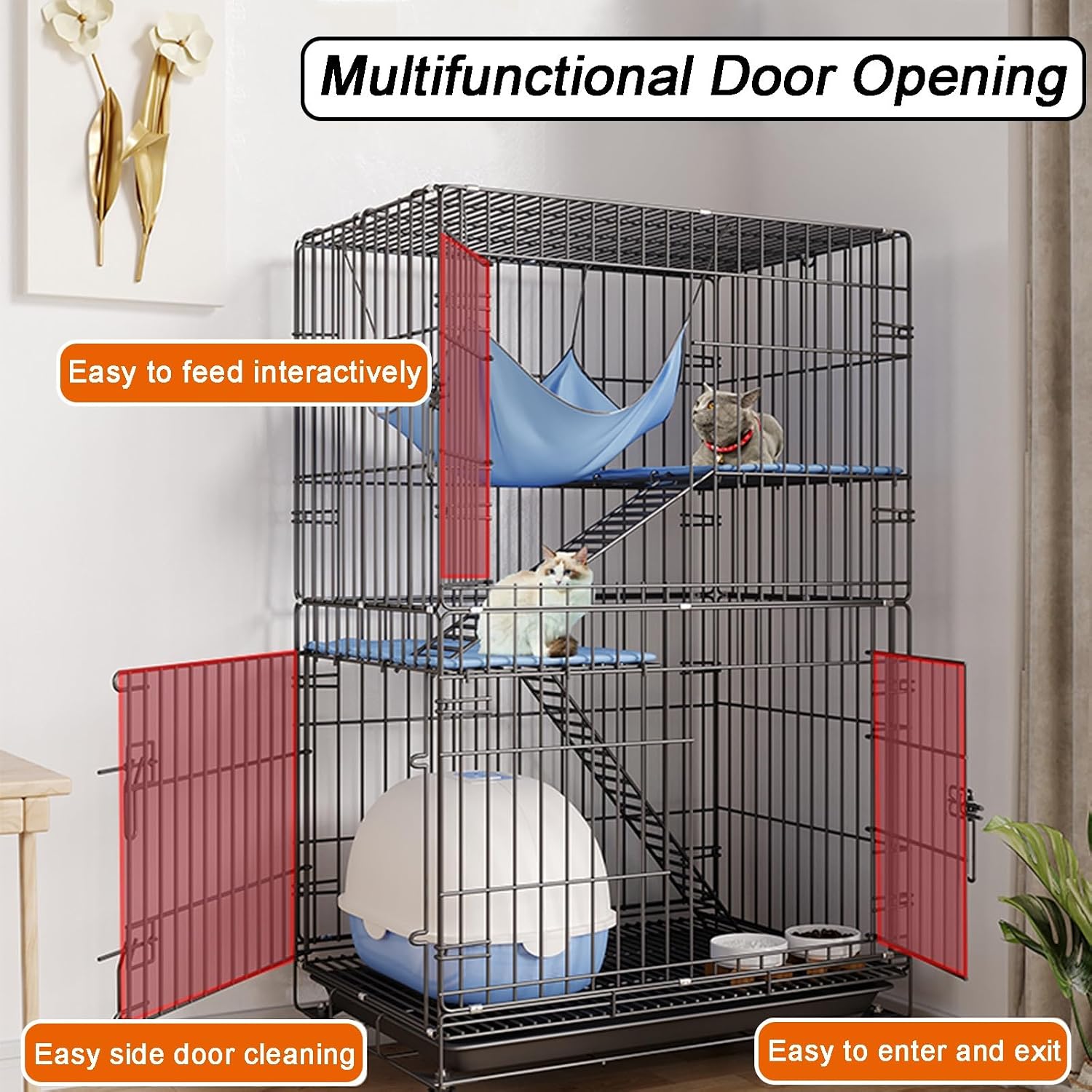 Kandang Kucing 3 Tingkat yang  - Rabbit Cage Wire ulasan dan harga